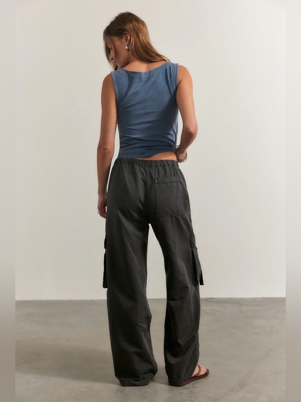 NWT Citizens of Humanity Andira Pull-On Pants Charcoal size Small - Picture 2 of 6